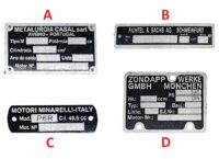CHAPA Nº MOTOR MOTO (VER MAIS INFORMAÇÃO)