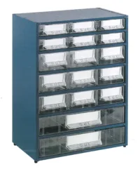 ESTANTE METALO-PLASTICA Nº17 (17GAV) SUC CINZA