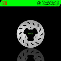 DISCO TRAVAO TRAS Ø180X Ø62X 3.8  NG 089