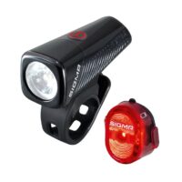 FAROL BICICLETA FRENTE E TRAS SIGMA BUSTER 150 +NUGGET  FLASH
