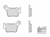 PASTILHAS TRAVAO BREMBO 07BB27SD