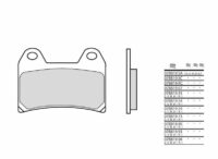 PASTILHAS TRAVAO BREMBO 07BB19SA