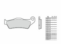 PASTILHAS TRAVAO BREMBO 07BB04SD