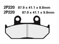 PASTILHAS TRAVAO NISSIN 2P220NS