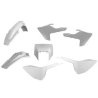 PLASTICOS KTM TE/FE 17-19 BRANCO PS