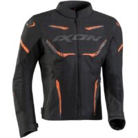 BLUSAO MOTO IXON STRIKER AIR PRETO/LARANJA