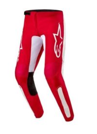 CALÇAS ALPINESTARS FLUID LURV VERMELHO/BRANCO