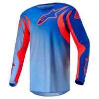 CAMISOLA ALPINSTARS FLUID LUCENT AZUL/LARANJA