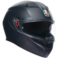 CAPACETE AGV K3 SV MPLK UNICOLOR PRETO MATE ML
