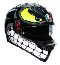 CAPACETE AGV K3 SV MPLK  MULTI  ANGRY BLACK MS