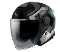 CAPACETE MOTO MT THUNDER 3 SV JET SILTON CINZA PER MATE