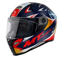 CAPACETE MOTO MT REVENGE 2 S ACOSTA (ECE22.06) AZUL MATE
