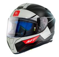 CAPACETE MOTO MT PODIUM BRANCO/PEROLA MATE