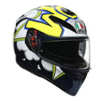 CAPACETE AGV K3 SV MPLK  MULTI BUBBLE AZ/AM MS