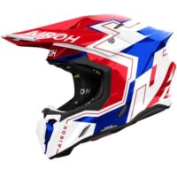 CAPACETE AIROH TWIST 3 DIZZY AZUL/VERMELHO GLOSS