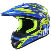 CAPACETE CROSS NOEND CRACKED AZUL