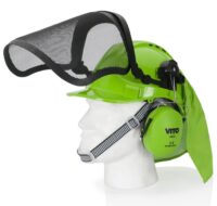 CAPACETE SEGURANÇA C/ VISEIRA E AURICULARES VITO VICSPFA