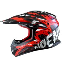 CAPACETE CROSS CRIANÇA NOEND CRACKED VERMELHO YS