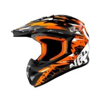 CAPACETE CROSS CRIANÇA NOEND CRACKED LARANJA YM