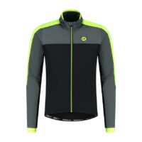 CASACO CICLISMO ROGELLI FREEZE WINTER PRETO/VERDE FLUO L