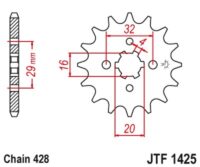 PINHAO JTF1425-13D