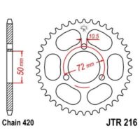 CREMALHEIRA JTR216-43D HONDA NSR50