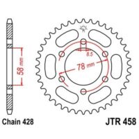 CREMALHEIRA JTR458-37D KAWASAKI KH 125 (83-97)