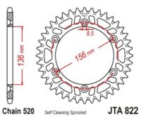 CREMALHEIRA JTR822-48D HUSQVARNA PRETA (AUTO-LAVAVEL)