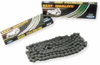 CORRENTE MOTO KMC 420X130 DOURADO/PRETO