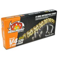 CORRENTE MOTO V4 520 120E C/RINGS MOTO-MASTER DOURADA