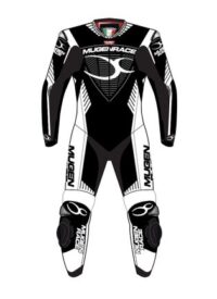 FATO PELE (1 PEÇA) MUGEN RACE RACING 1701 PRETO/BRANCO 48