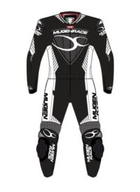 FATO PELE (2 PEÇAS) MUGEN RACE DIV 1711 PRETO/BRANCO 50