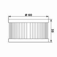 FILTRO OLEO MEIWA S3004 (=HF136)