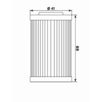 FILTRO OLEO MEIWA KT8001 (=HF155)