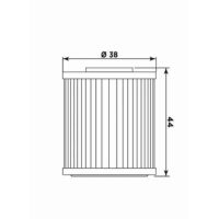 FILTRO OLEO MEIWA K2015 (=HF207)