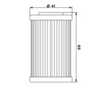 FILTRO OLEO MEIWA KT8007 (=HF655)