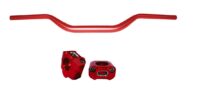 HASTE GUIADOR MOTO PRO-TAPER C/ADAPT CNC VERMELHO RJ