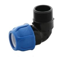 JOELHO ROSCA MACHO 25X1/2"MM PN16 BLUEZONE
