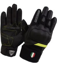 LUVAS MOTO MUGEN RACE 1970 PRETO/AMARELO FLUO S