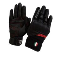 LUVAS MOTO MUGEN RACE 1970 PRETO/VERMELHO XS