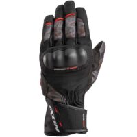 LUVAS IXON PRO RUSSEL PRETO/CAMO/VERMELHO