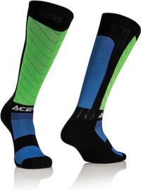 MEIAS ACERBIS MX X-FLEX PRETO/AZS/M