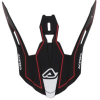 PALA CAPACETE ACERBIS STEEL CARBON 2206 PRETO/VERMELHO