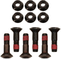 PARAFUSOS CREMALHEIRA APICO M8X30MM 6PCS PRETO