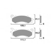 PASTILHAS TRAVAO BREMBO 07090