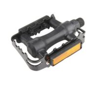 PEDAIS BIC MTB FERRO/PLASTICO PRETO TKX
