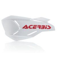 PLASTICOS PROTEÇOES MAO ACERBIS X-FACTORY BRANCO/VERMELHO
