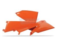 TAMPAS RADIADOR KTM 2/4T SX EXC 05-07 LARANJA PS