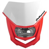 CARENAGEM FAROL HALO BRANCO/VERMELHO PS