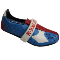 SAPATOS CICLISMO ESTRADA RUDY R100 AZUL/VERM/BR 40